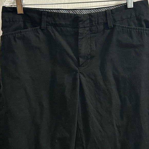 Gap Women's Size 12 Black Curvy Fit Ankle Pants Casual Straight Leg - Picture 2 of 8